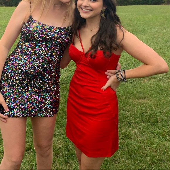 REVOLVE Red Dress - Picture 5 of 5